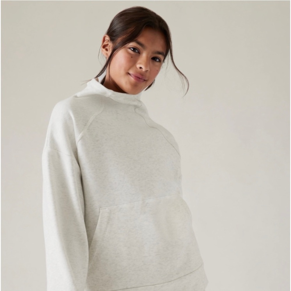Athleta girls mock neck cozy sweater, XL14